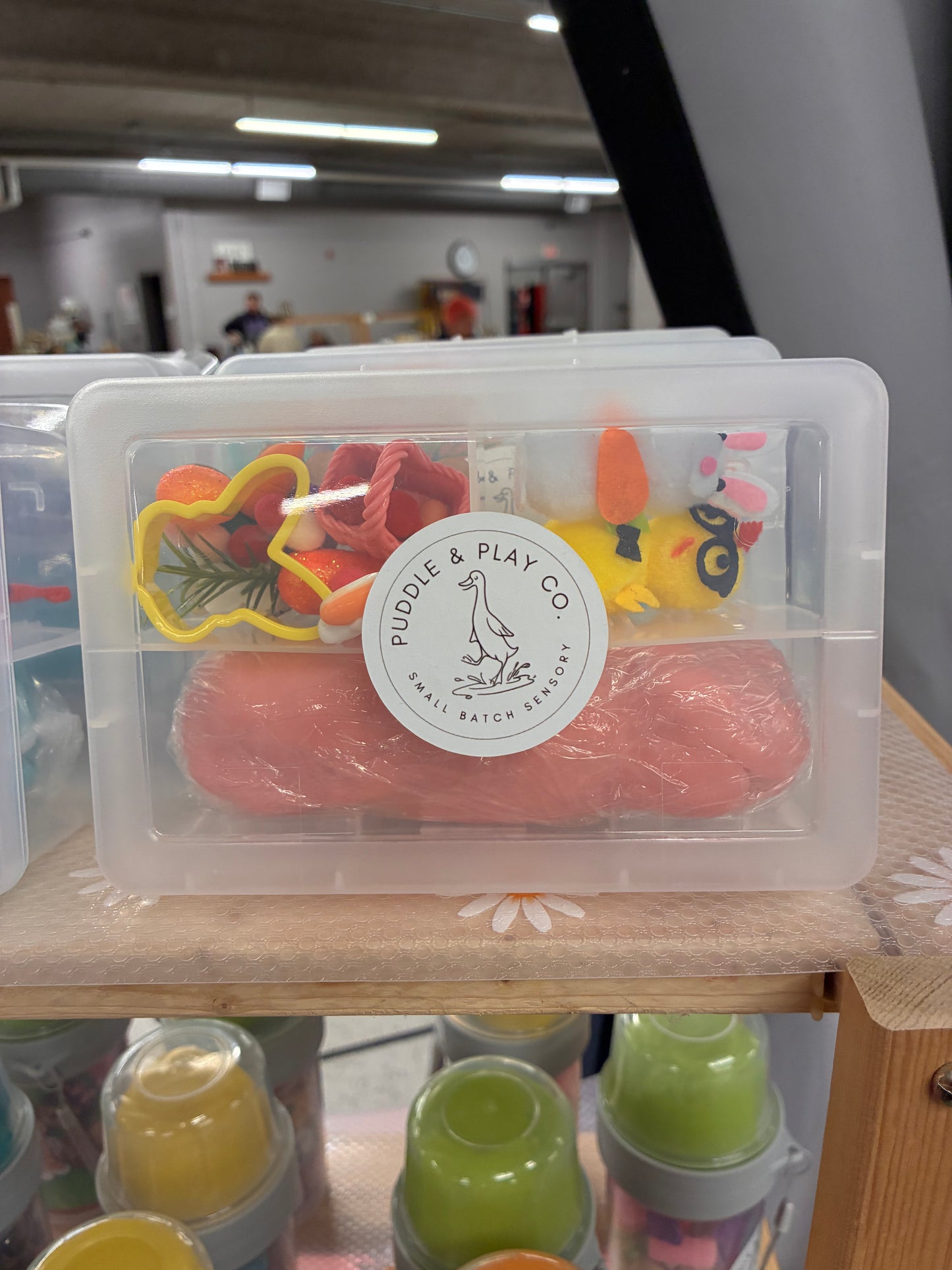 Half Size Puddle Box - Open Ended Play Dough Kit