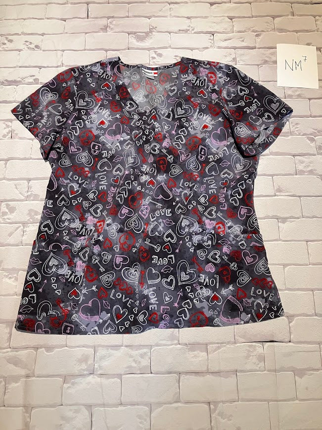 Ladies Top Size L Scrubs