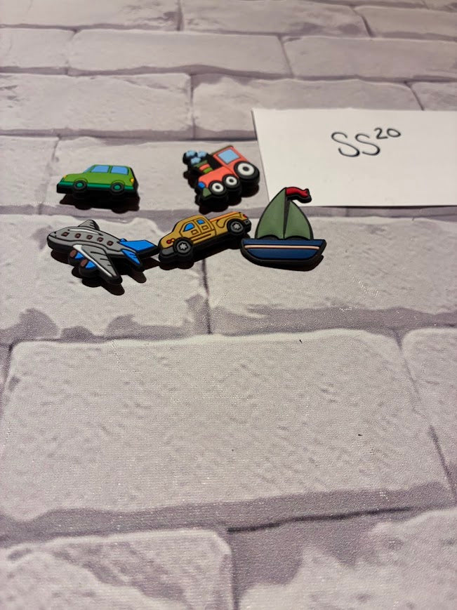 Croc Charms Set of 5 NEW