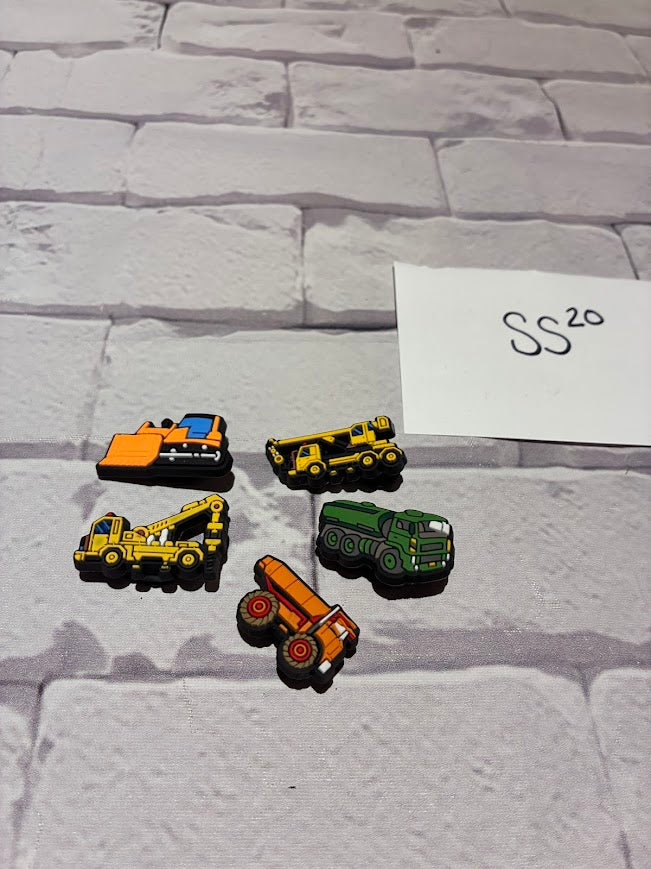 Croc Charms Set of 5 NEW