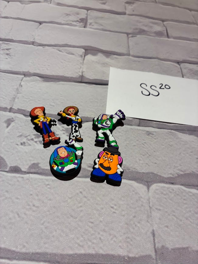 Croc Charms Set of 5 NEW