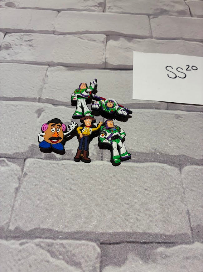 Croc Charms Set of 5 NEW