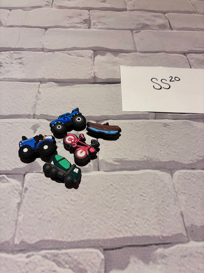 Croc Charms Set of 5 NEW