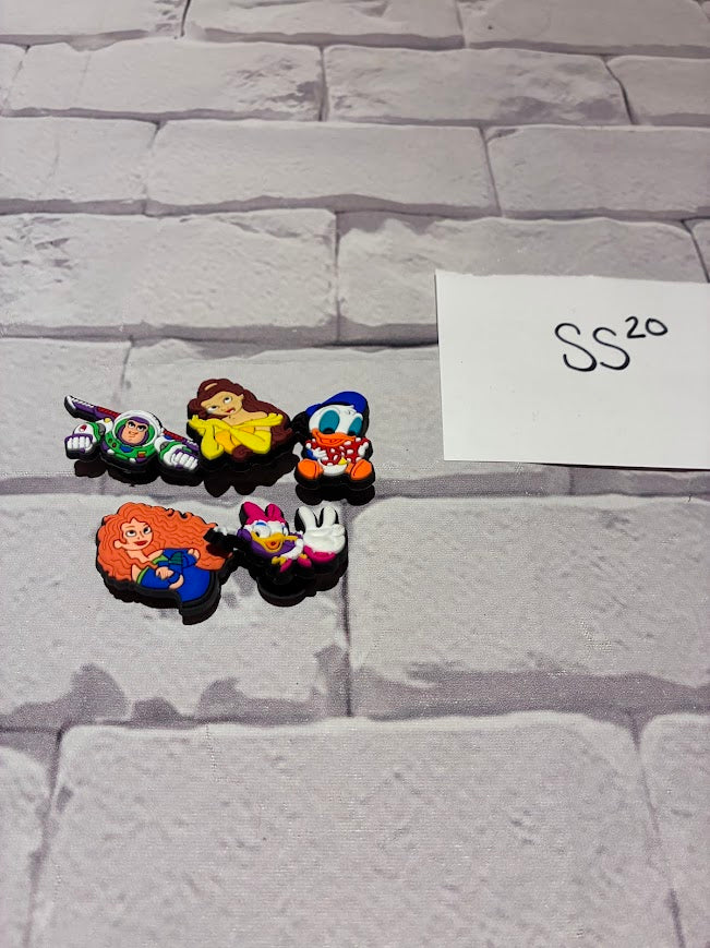 Croc Charms Set of 5 NEW