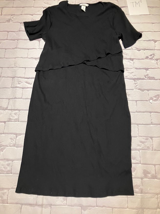 Ladies Maternity Dress Size L Nursing