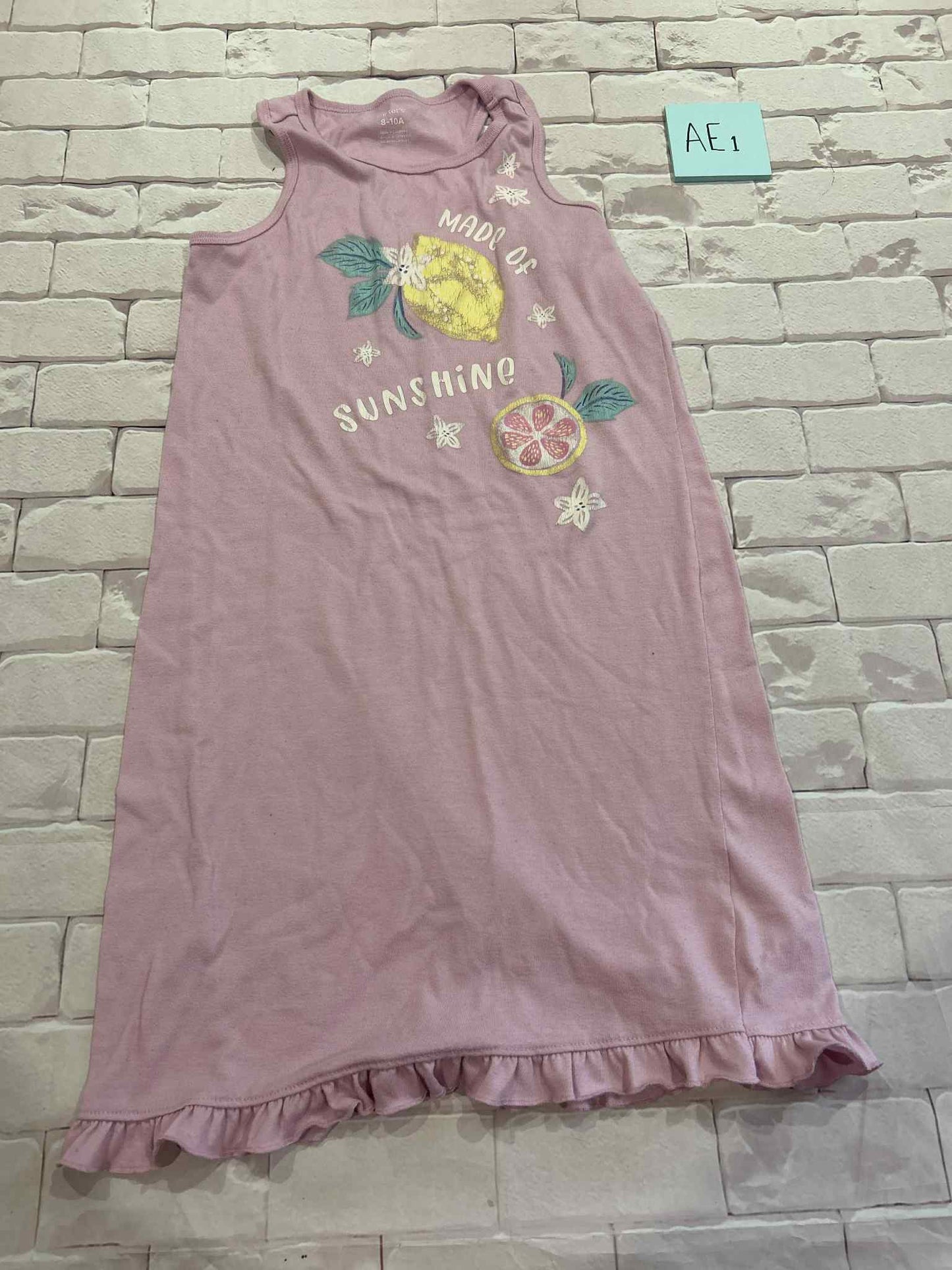 Girls Sleepwear Size 8-10 Play