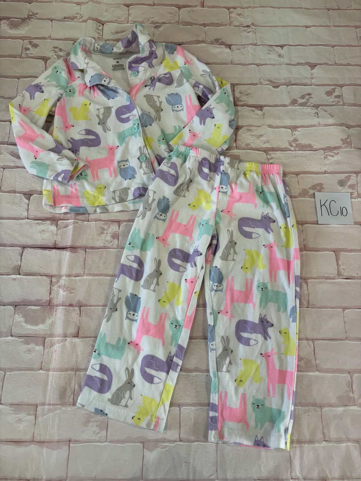 Sleepwear Fleece Size 4 Wash Wear