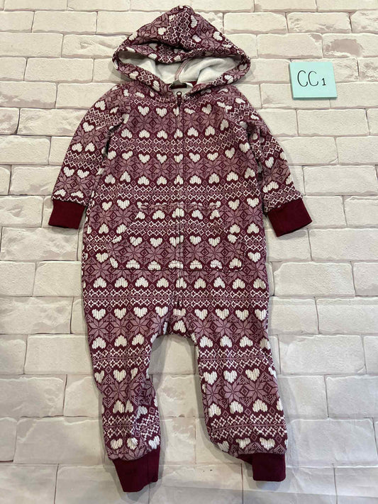 Girls Outfits Size 12-18m Fleece Lined