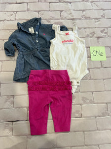 Girls Outfits Size 3m