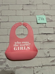 Girls Silicone Bib