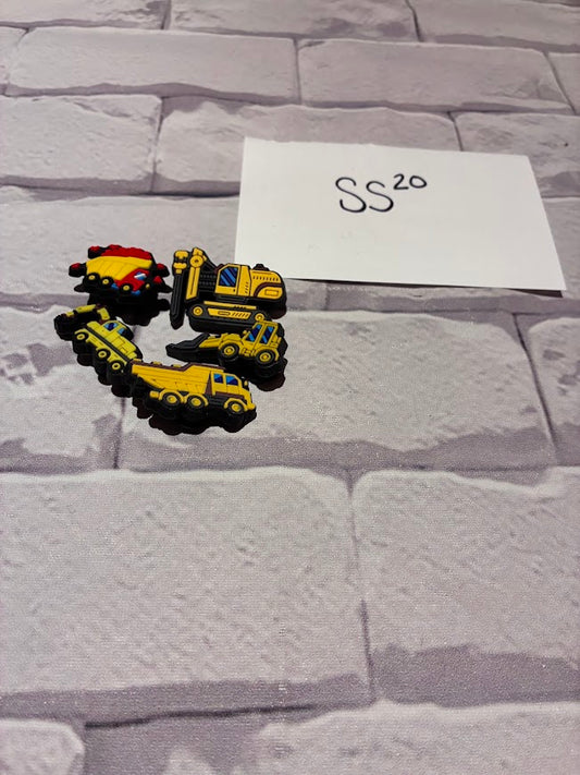 Croc Charms Set of 5 NEW