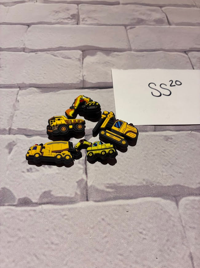 Croc Charms Set of 5 NEW