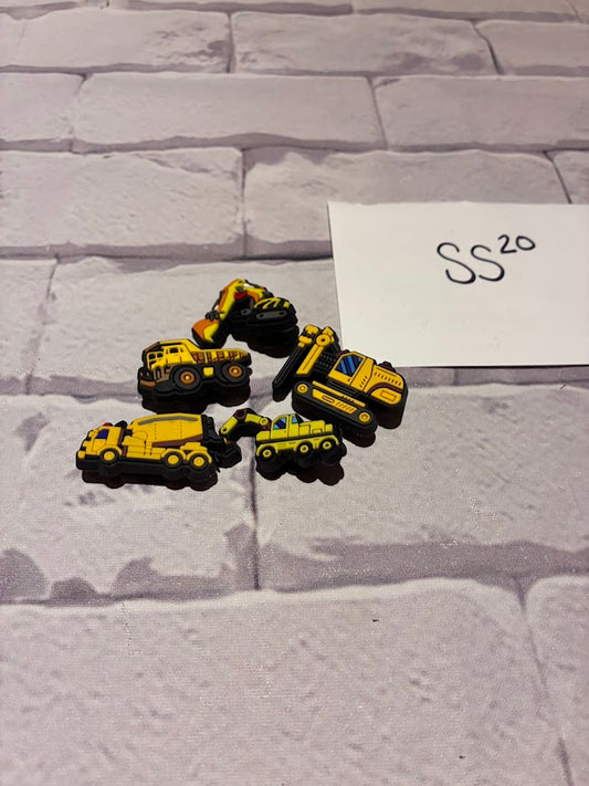 Croc Charms Set of 5 NEW