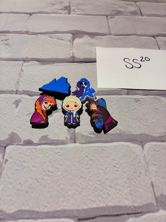 Croc Charms Set of 5 NEW