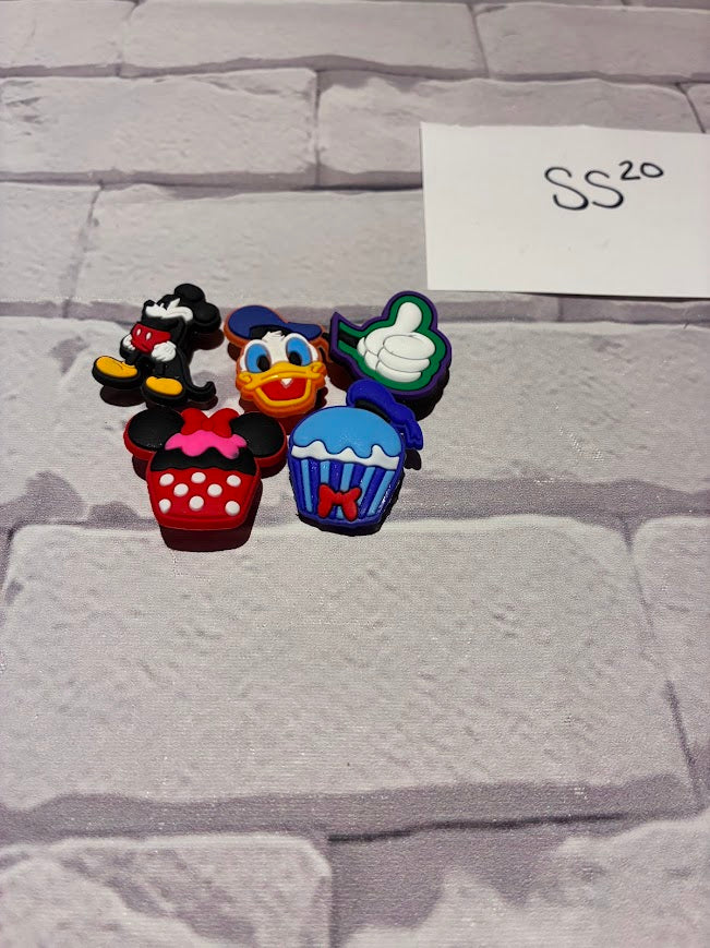 Croc Charms Set of 5 NEW