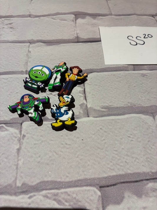 Croc Charms Set of 5 NEW