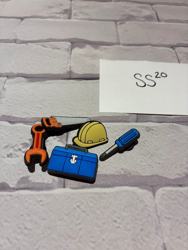 Croc Charms Set of 5 NEW