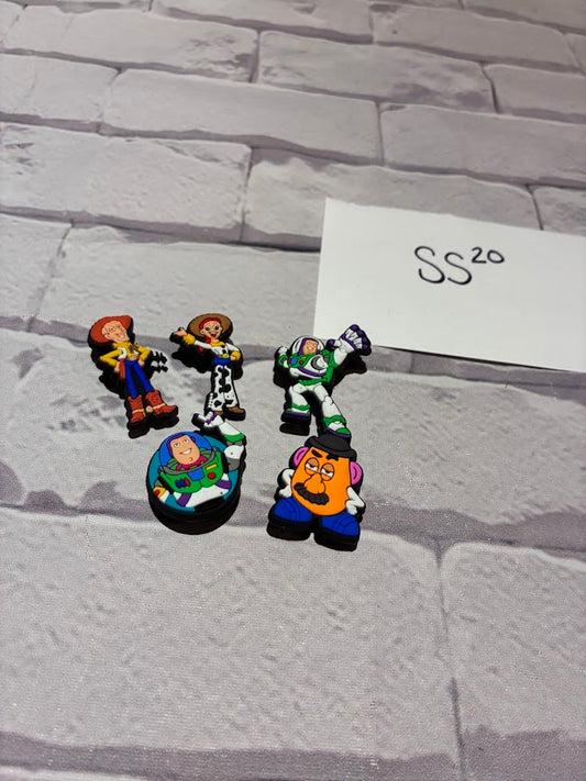 Croc Charms Set of 5 NEW