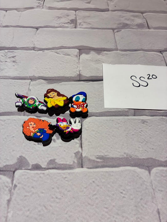 Croc Charms Set of 5 NEW