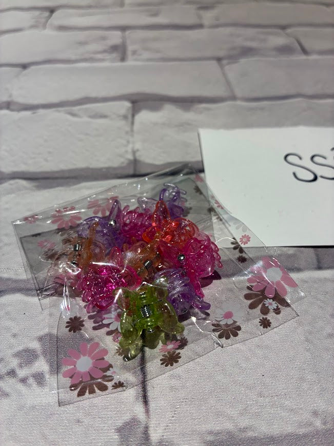 Butterfly Hairclips Set of 10 NEW