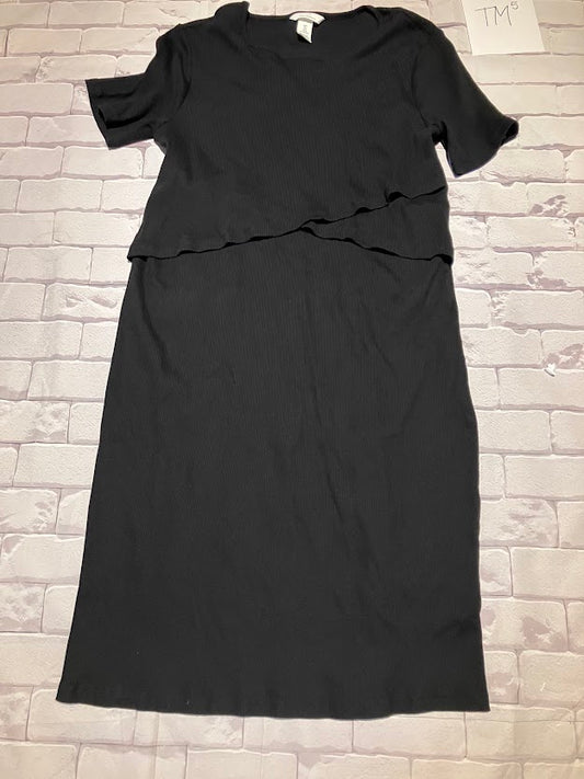 Ladies Maternity Dress Size L Nursing