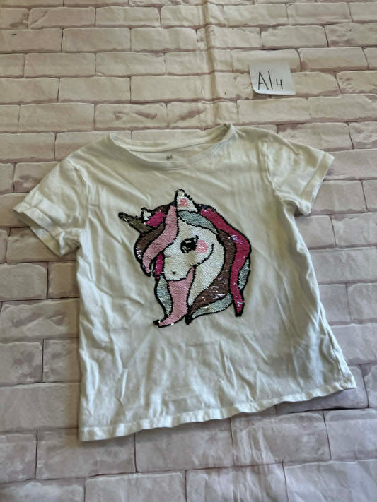 Tops Size 6-8 Faint Collar Stain